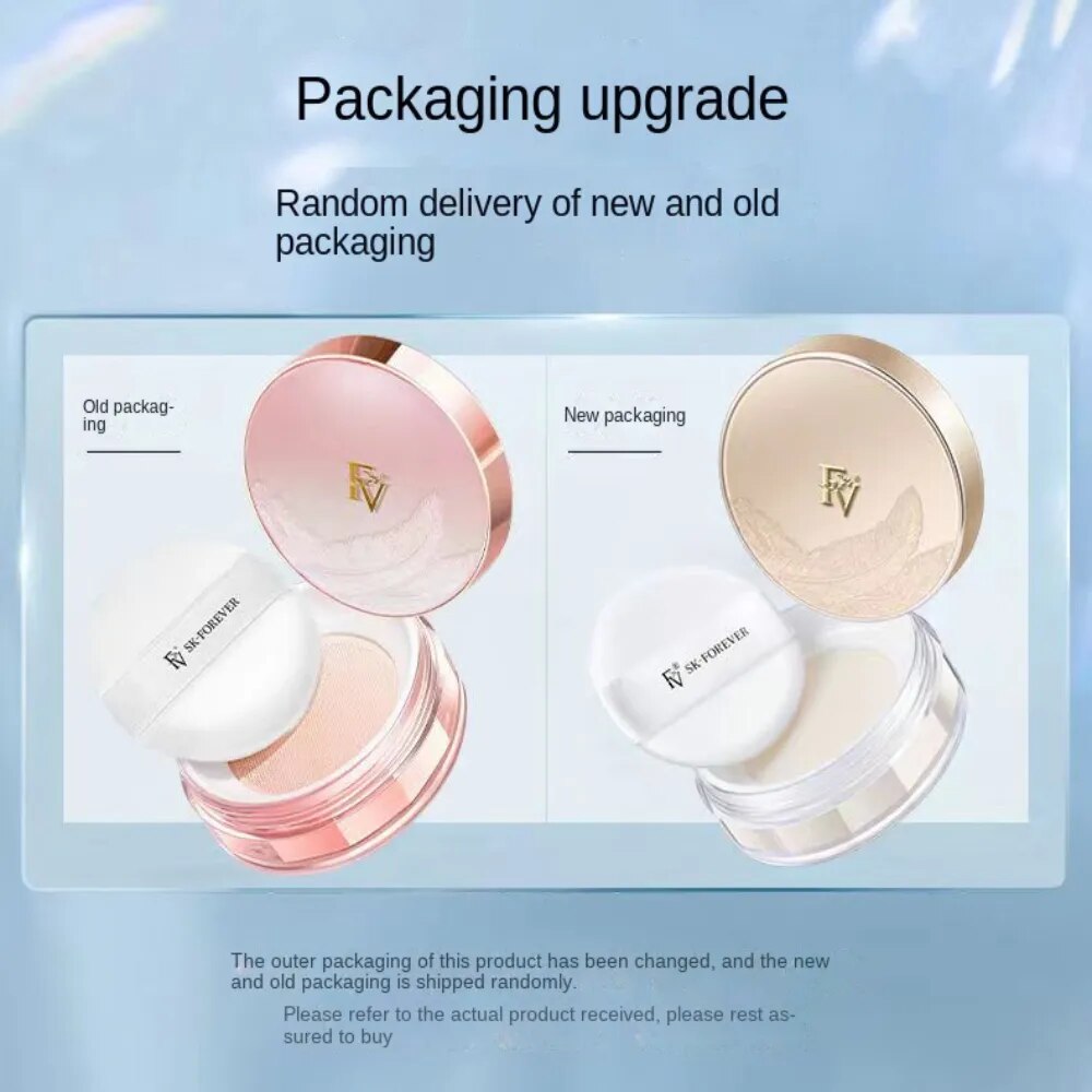 SK Makeup Foundation FV Pearl Loose Setting Powder Set Oil Control Long-lasting Base Makeup Kit Waterproof Favor Concealer