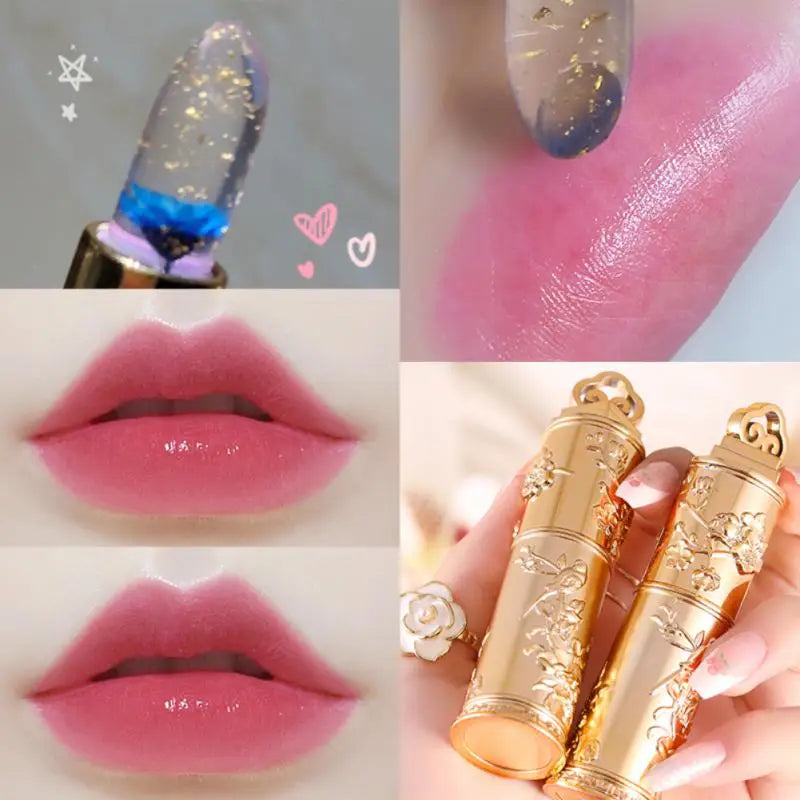 Angel Lipstick MoisturizingTemperature Change Lipstick Transparent Jelly-like Lip Balm No Fading Create Dudu Lip Women Makeup