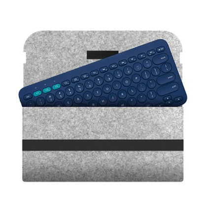 Portable Felt Storage Bag Case Cover Dustproof For Logitech K380 K480 Wireless Keyboard Keypad Sleeve Anti Shock