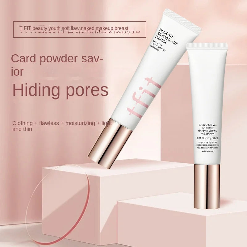 TFIT Facial Pore Primer Base Makeup For Face Brighten Smooth Skin Invisible Pores Matte Primer Korea Professional Cosmetics