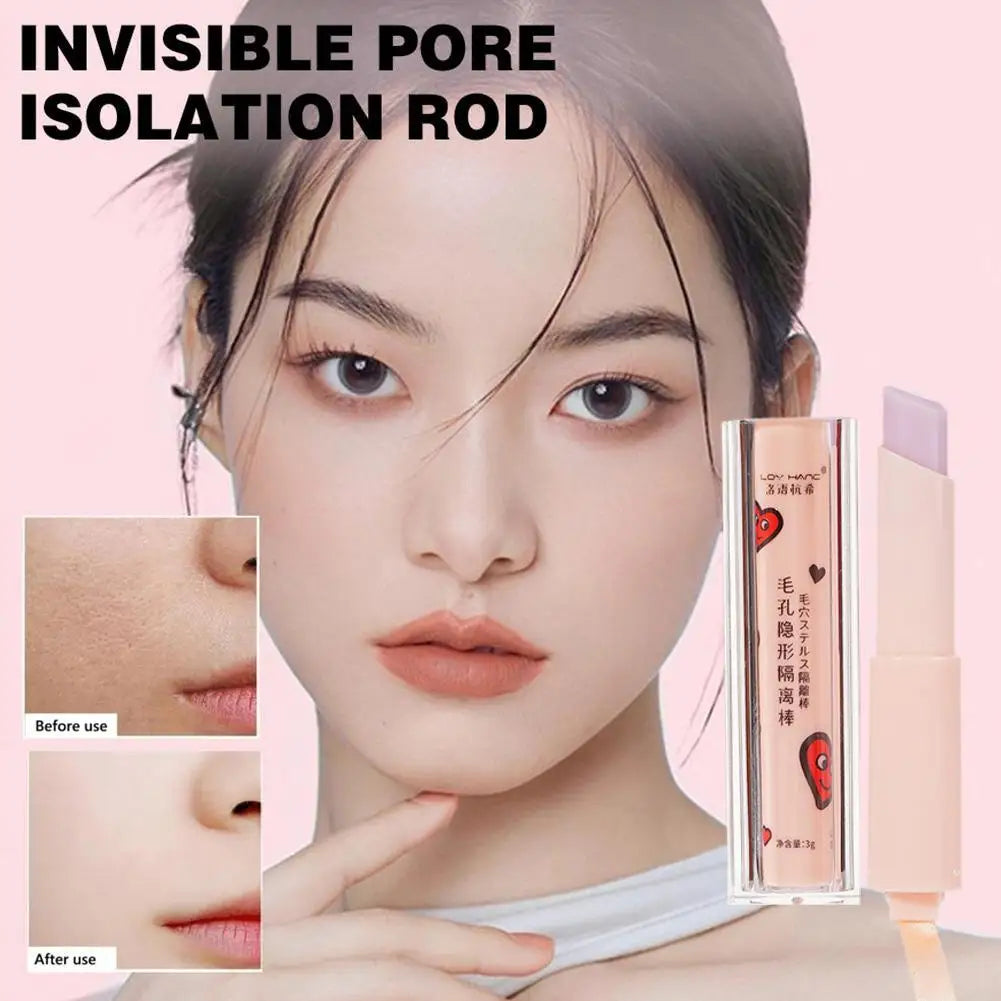 Invisible Pore Primer Stick Pore Eraser Waterproof Makeup Oil-control Smooth Lines Base Primer Makeup Isolation Face Primer S6H8