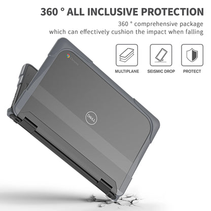 Stand Case for Dell Chromebook 11.6 Inch Model 3100 3110 2-in-1 Full Body Protection Shockproof PC+TPU Funda