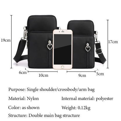 New Mobile Phone Bag Women's Messenger Bag Hanging Neck Coin Purse Vertical Handbag New All-match Mini Small Crossbody Bag