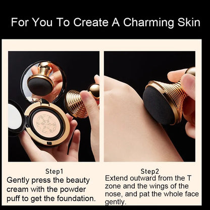 1PC Mushroom Head Air Cushion BB Cream Quick Makeup Brightening Foundation Lasting Moisturizing Whitening Base Makeup Cosmetics