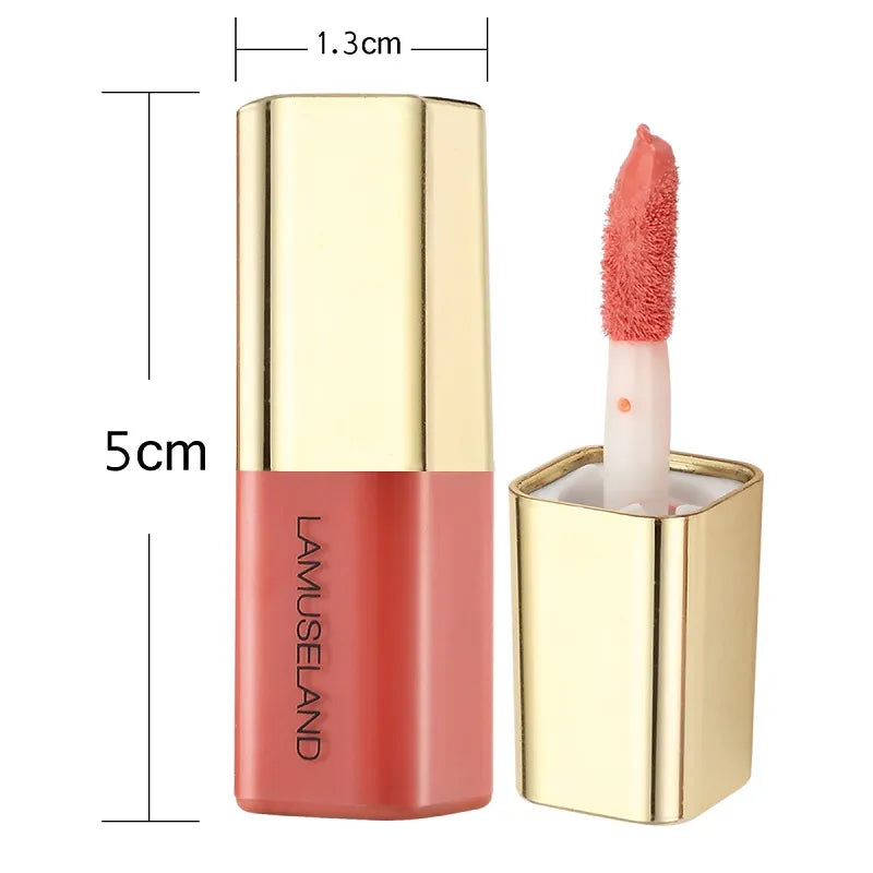 4 Colors Liquid Blush Natural Long Lasting Smooth Cheek Blusher Rouge Pigmented Blusher Mini Makeup Face Matte Blush Cosmetic