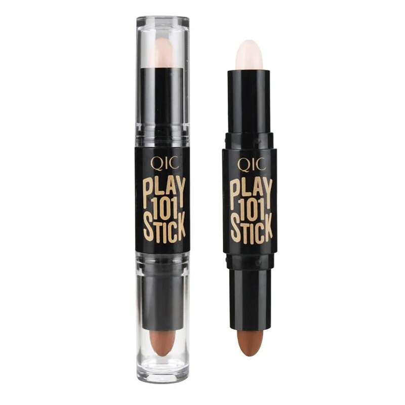 Double-End Concealer Stick Facial Makeup Base Foundation Pencil Make Up 3D Face Corrector Highlighter Creamy Pen Contour Cream