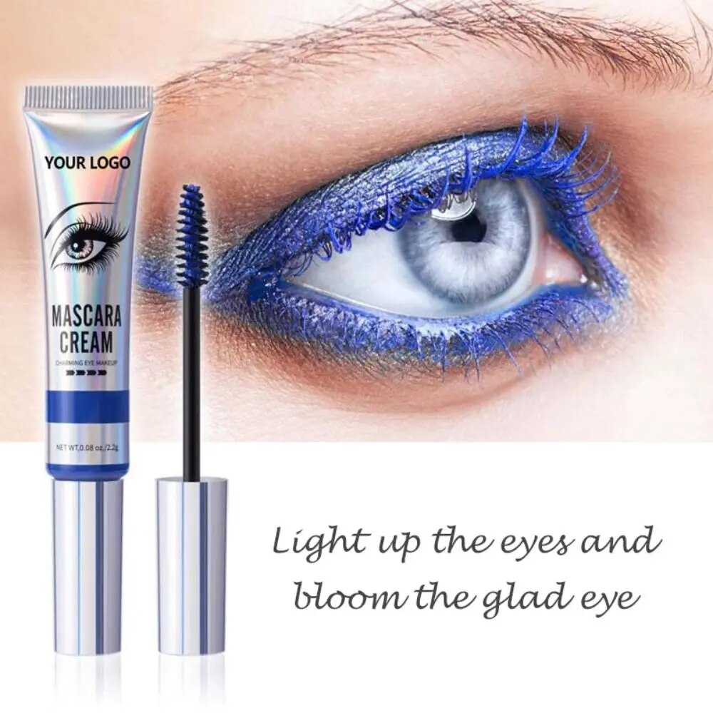 Colored Mascara Waterproof Non-smudge Eyelashes Lengthening Fine Curls Extension Make-Up Eyelashes Blue Red Purple Black Mascara