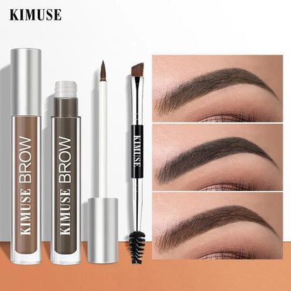 KIMUSE Does Not Smudge and Hold Makeup Eyebrow Cream Eyebrow Shaping Gel Is Not Easy To Fade Eyebrow Pencil with Eyebrow Brush