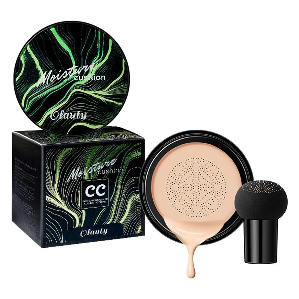 BB Cream Foundation Concealer Air Cushion Mushroom Head CC Whitening Makeup Cosmetics Waterproof Brighten Face Base Tone