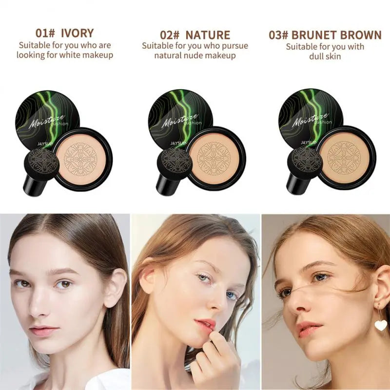 Mushroom Head Air Cushion BB Cream Foundation Oil-control Concealer Moisturizing Whitening Waterproof Air-permeable Make Up