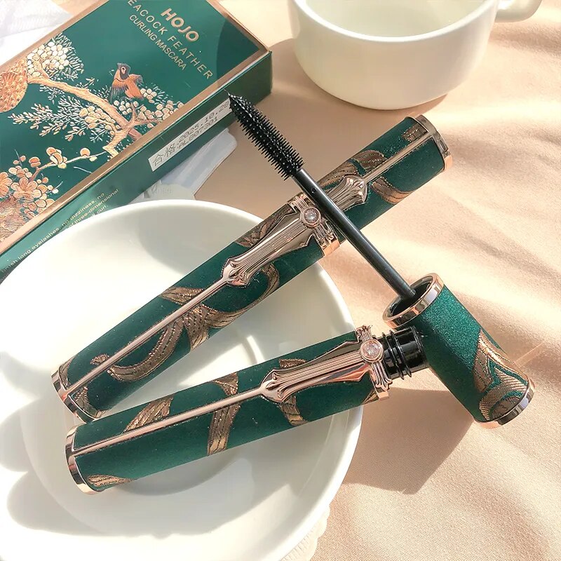 HOJO Peacock Mascara Waterproof Natural Long-lasting Long-lasting Non-Smudge Eye Makeup