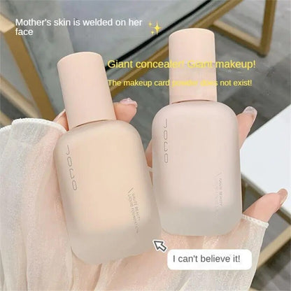 1PC Liquid Foundation Full Concealer Waterproof Base Brighten Whitening Cover Dark Circles Matte Face Foundation Makeup Cosmetic