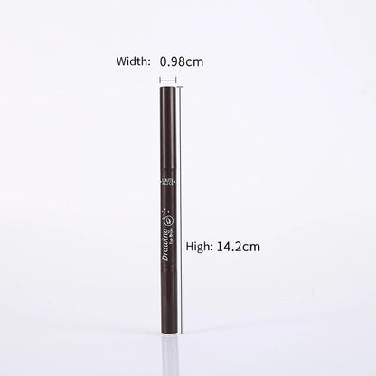 Double-headed Eyebrow Pencil Rotating Eyebrow Pencil Cosmetic Makeup Eyebrow Pencil Beginner S Not Easy To Smudge Makeup Tools