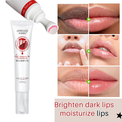 Fast Lightening Pink Mouth Lips Serum Bleaching Permanent Pinkish Moisturizing Lighten Dark Lip Balm Gloss Lipstick Lip Mask13ML