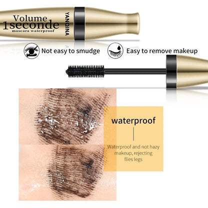 Black Mascara Eyelashes Mascara 4D Silky Eyelashes Lengthening Eyelashes Makeup Waterproof Mascara Volume Eye Cosmetics