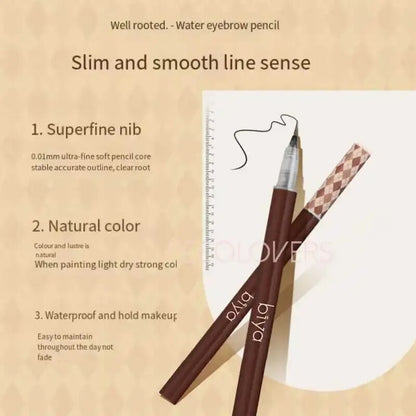 Ultra-fine Eyebrow Pencil Outline Shadow Lying Silkworm Eyeliner Waterproof Non-smudge Lasting Colorfast Liquid Eyebrow Pencil