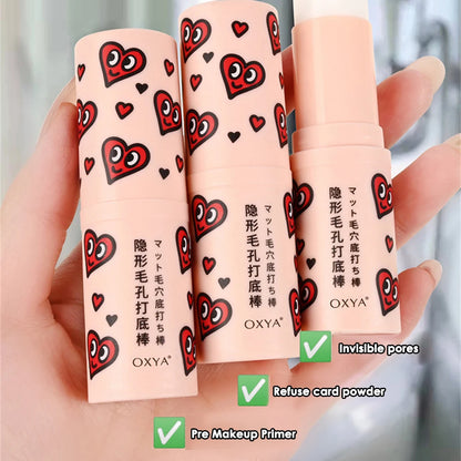 Invisible Pore Face Primer Long Lasting Makeup Primer Stick Foundation Oil Control Facial Matte Primer Korean Cosmetic 2023 New