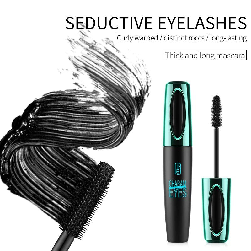 Silk Fiber 4d Mascara Extra Volume Waterproof Long-lasting Lengthens Curling Eyelashes Mascara Eye Makeup Rimel High Quality