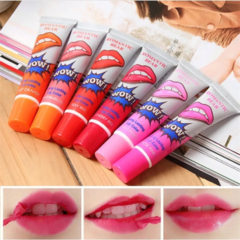 Amazing Peel Off Liquid Lipstick Waterproof Long Lasting Lip Gloss Tear Off Makeup Tattoo Lip Gloss Lip Tint Cosmetic