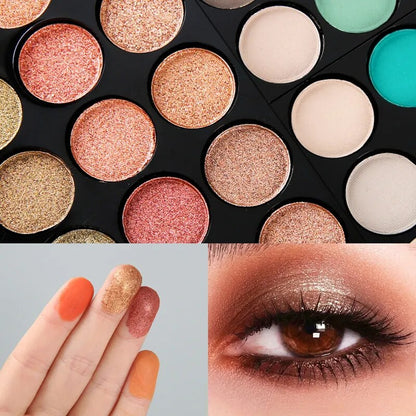 54/74/194 Colors Gliltter Eyeshadow Palette Matte Eye Shadow Pallete Shimmer Shine Nude Make Up Palette Set Kit Cosmetic Women