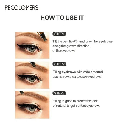 4 Point Eyebrow Pencil Maquillajes Para Mujer Waterproof Liquid Eyebrow Pen Makeup Long Lasting Cosmetic Microblade Brow Pencil