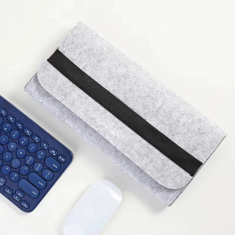 Portable Felt Storage Bag Case Cover Dustproof For Logitech K380 K480 Wireless Keyboard Keypad Sleeve Anti Shock