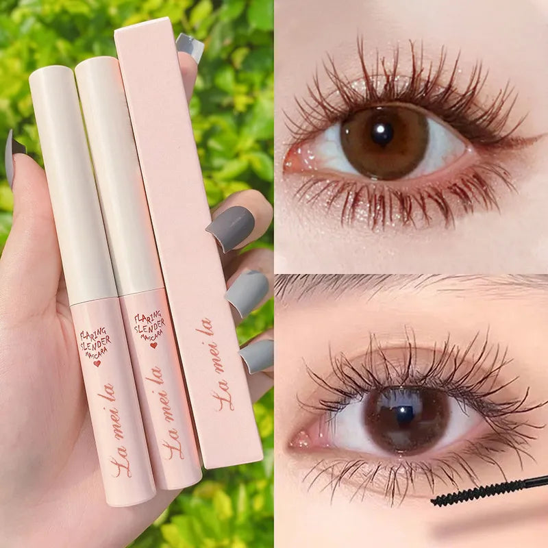 Ultra-fine Small Brush Head Mascara Lengthening Black 3D Lash Eyelash Extension Eye Lashes Long-wearing Black Color Mascara