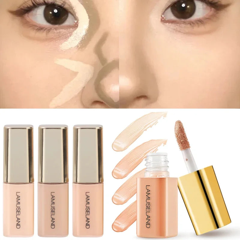 Mini Liquid Concealer Lasting Moisturizing Waterproof Matte Professional Concealer Full Cover Acne Dark Circles Corrector Makeup