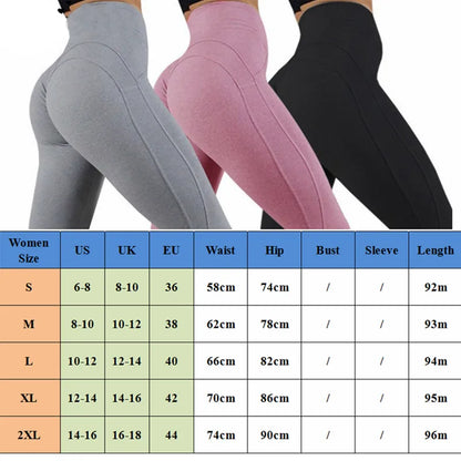 High Elastic Yoga Pants Seamless Women Push Up Leggings Butt Lifting Skinny Female Booty Workout Legging Gym Formfitting Pants