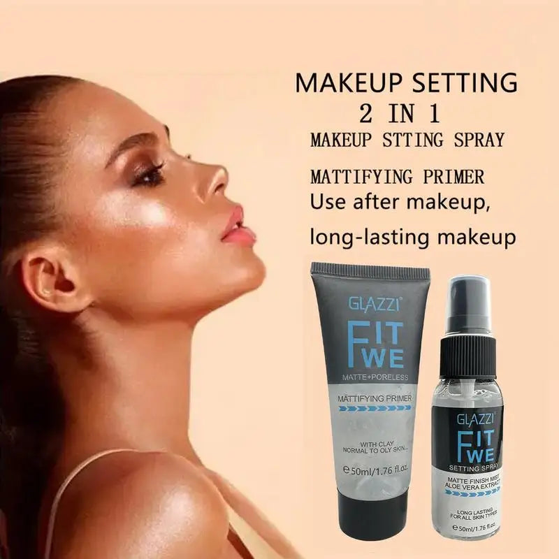 Makeup Foundation Setting Spray Hydrating Foundation And Setting Spray Moisturizing Foundation Spray Makeup Set Full Coverage