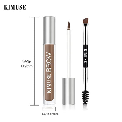 KIMUSE Does Not Smudge and Hold Makeup Eyebrow Cream Eyebrow Shaping Gel Is Not Easy To Fade Eyebrow Pencil with Eyebrow Brush