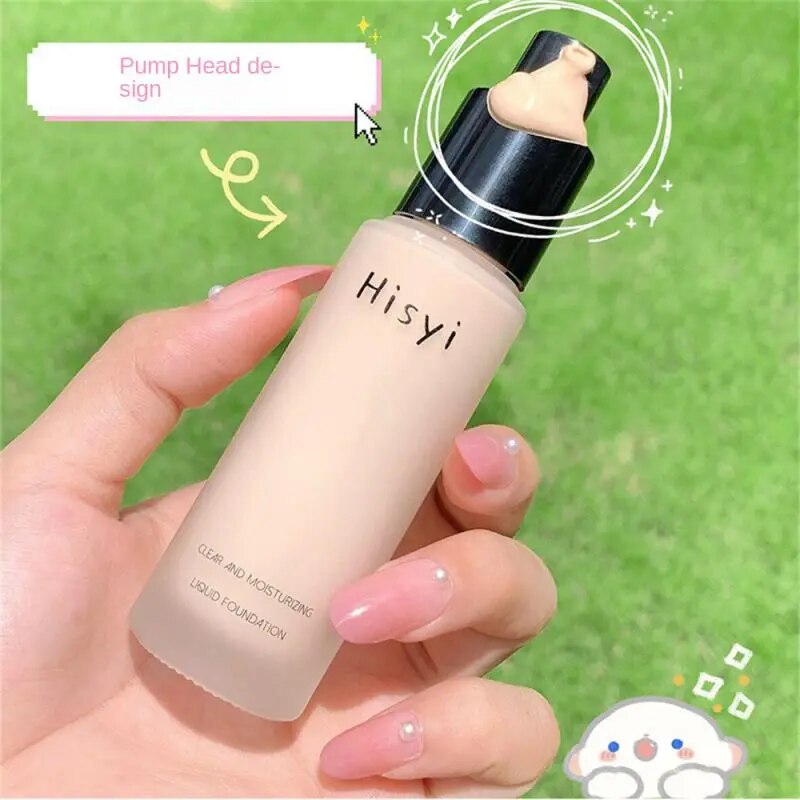 Matte Liquid Foundation Face Base Full Coverage Makeup Concealer Whiten Moisturizer Waterproof Foundation Cream Korean Cosmetics