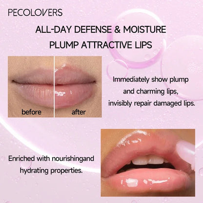 Lip Gloss Moisturizing Lip Plumper Gloss Bomb Universal Lip Luminizer Long Lasting Glitter Liquid Lipstick10 Colors