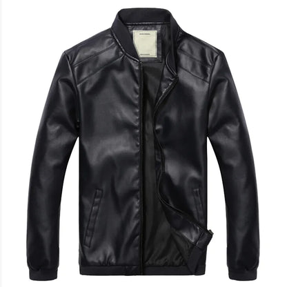 2023 New Arrival Leather Jackets Men's jacket male Outwear Men's Coats Spring & Autumn PU Jacket De Couro Coat Plus Size M-4XL