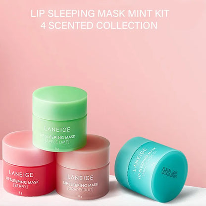 4PCS lip care sleep mask night sleep maintenance Moisturizing Lip Gloss Lips Nutritious Moisturizing Nourishing Care