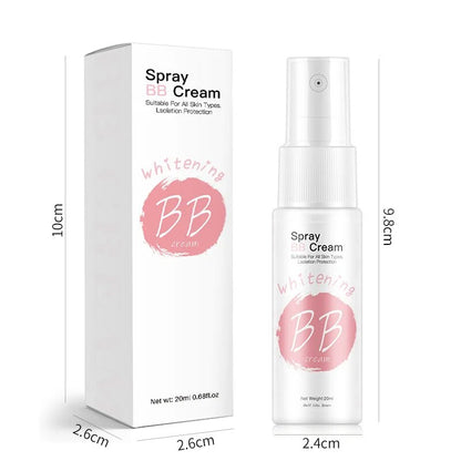 20ml BB Cream Face Concealer Spray Whitening Cream Body Whitening Moisturizing Makeup Portable Beauty Face Base Foundation Cream