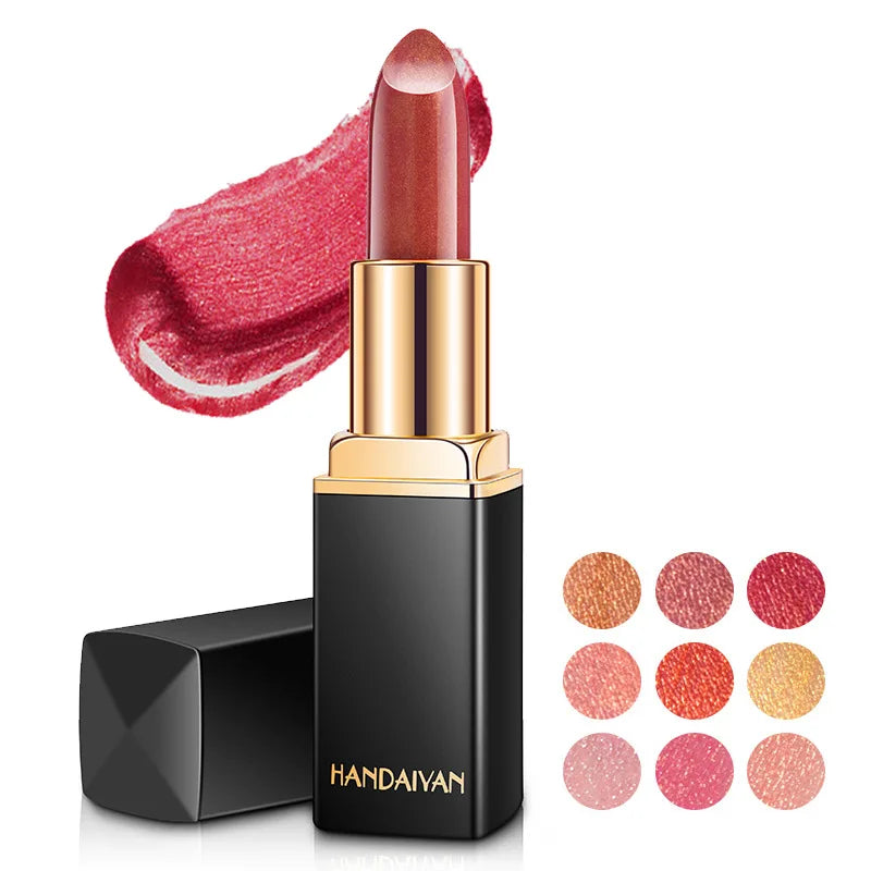 Makeup Mermaid Shiny Metallic Pearlescent Color Changing Lipstick Gilt Lipstick Makeup Cosmetics 1 pcs maquillage femme