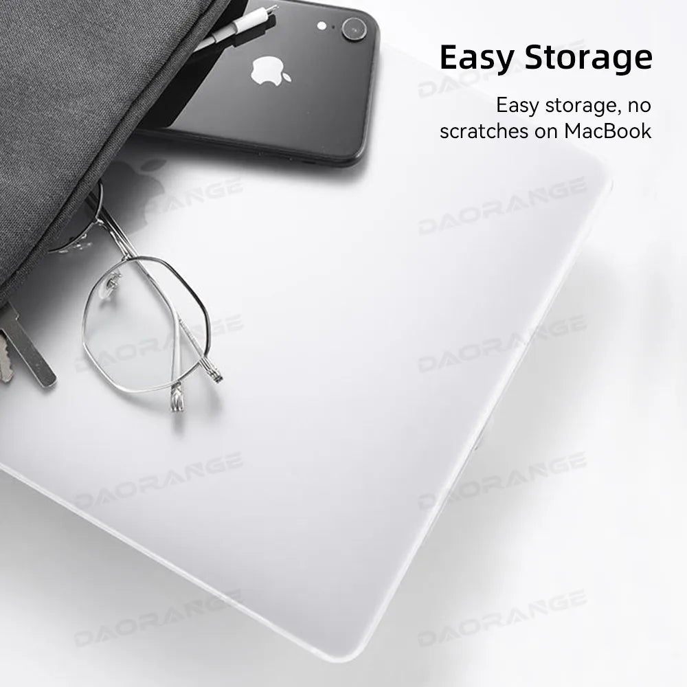 For MacBook Case For MacBook Pro 14.2 A2442 A2779 Pro 15.4 16 16.2 MacBook Air 13.3 M2 13.6 A2681 TPU Soft Cover Bag Accessories