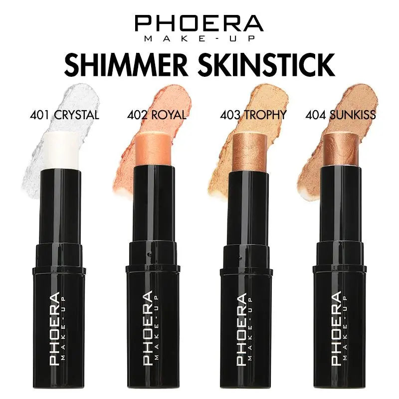 PHOERA 12Colors Brighten Skin Color Concealer Contour Matte Makeup Stick Long Oil Control Foundation Cosmetic Concealer Stick