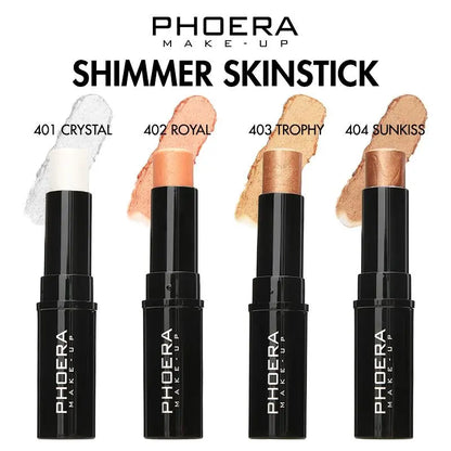 PHOERA 12Colors Brighten Skin Color Concealer Contour Matte Makeup Stick Long Oil Control Foundation Cosmetic Concealer Stick