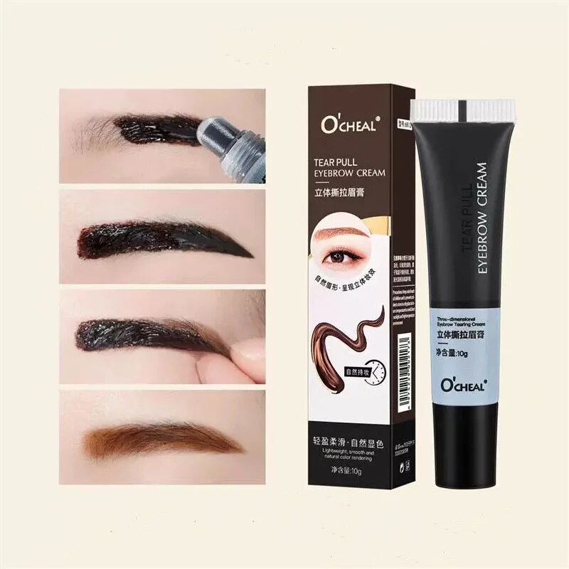 Eyebrow gel maquillajes para mujer For eyebrows pencil Cosmetics Long Lasting Tattoo Tint Sweatproof Peel Off Dye Makeup Product